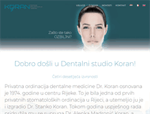 Tablet Screenshot of dr-koran-dentist.com